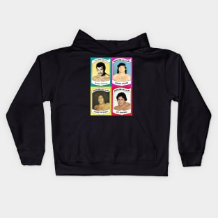 wrestling 90s competition Kids Hoodie